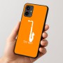 כיסוי בעיצוב אישי עם השם שלך לדגם - Motorola Moto G54 בעיצוב סקסופון
