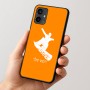 כיסוי בעיצוב אישי עם השם שלך לדגם - Motorola Moto G54 בעיצוב סנובורדיסט