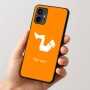 כיסוי בעיצוב אישי עם השם שלך לדגם - Motorola Moto G54 בעיצוב אישה מתאמנת
