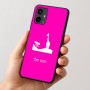 כיסוי בעיצוב אישי עם השם שלך לדגם - Motorola Moto G54 בעיצוב ג'ירפה באפריקה