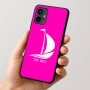 כיסוי בעיצוב אישי עם השם שלך לדגם - Motorola Moto G54 בעיצוב סירה