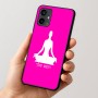כיסוי בעיצוב אישי עם השם שלך לדגם - Motorola Moto G54 בעיצוב אימון יוגה