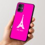 כיסוי בעיצוב אישי עם השם שלך לדגם - Motorola Moto G54 בעיצוב מגדל אייפל