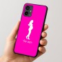 כיסוי בעיצוב אישי עם השם שלך לדגם - Motorola Moto G54 בעיצוב אישה בהריון