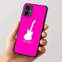 כיסוי בעיצוב אישי עם השם שלך לדגם - Motorola Moto G54 בעיצוב גיטרה