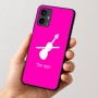 כיסוי בעיצוב אישי עם השם שלך לדגם - Motorola Moto G54 בעיצוב כינור