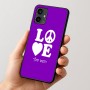כיסוי בעיצוב אישי עם השם שלך לדגם - Motorola Moto G54 בעיצוב אהבה
