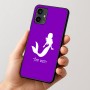 כיסוי בעיצוב אישי עם השם שלך לדגם - Motorola Moto G54 בעיצוב בתולת ים - אישה