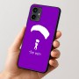 כיסוי בעיצוב אישי עם השם שלך לדגם - Motorola Moto G54 בעיצוב צניחה חופשית