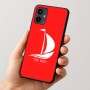 כיסוי בעיצוב אישי עם השם שלך לדגם - Motorola Moto G54 בעיצוב סירה