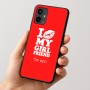 כיסוי בעיצוב אישי עם השם שלך לדגם - Motorola Moto G54 בעיצוב לנשק את החברה שלי