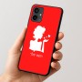 כיסוי בעיצוב אישי עם השם שלך לדגם - Motorola Moto G54 בעיצוב אהבת נשים