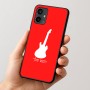 כיסוי בעיצוב אישי עם השם שלך לדגם - Motorola Moto G54 בעיצוב גיטרה