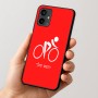 כיסוי בעיצוב אישי עם השם שלך לדגם - Motorola Moto G54 בעיצוב אופניים אולימפיים