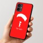 כיסוי בעיצוב אישי עם השם שלך לדגם - Motorola Moto G54 בעיצוב צניחה חופשית