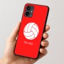 כיסוי בעיצוב אישי עם השם שלך לדגם - Motorola Moto G54 בעיצוב כדור כדורעף