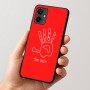 כיסוי בעיצוב אישי עם השם שלך לדגם - Motorola Moto G54 בעיצוב יד