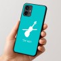 כיסוי בעיצוב אישי עם השם שלך לדגם - Motorola Moto G54 בעיצוב כינור