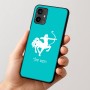 כיסוי בעיצוב אישי עם השם שלך לדגם - Motorola Moto G54 בעיצוב מזלות - קשת