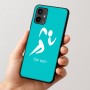 כיסוי בעיצוב אישי עם השם שלך לדגם - Motorola Moto G54 בעיצוב רצים אולימפיים