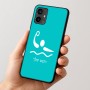 כיסוי בעיצוב אישי עם השם שלך לדגם - Motorola Moto G54 בעיצוב כדור מים אולימפי
