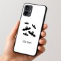כיסוי בעיצוב אישי עם השם שלך לדגם - Motorola Moto G54 בעיצוב עטלפים