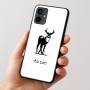 כיסוי בעיצוב אישי עם השם שלך לדגם - Motorola Moto G54 בעיצוב צבי