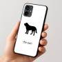 כיסוי בעיצוב אישי עם השם שלך לדגם - Motorola Moto G54 בעיצוב כלב