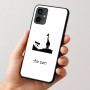 כיסוי בעיצוב אישי עם השם שלך לדגם - Motorola Moto G54 בעיצוב ג'ירפה באפריקה