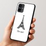 כיסוי בעיצוב אישי עם השם שלך לדגם - Motorola Moto G54 בעיצוב מגדל אייפל