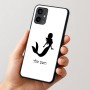 כיסוי בעיצוב אישי עם השם שלך לדגם - Motorola Moto G54 בעיצוב בתולת ים - אישה