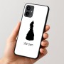 כיסוי בעיצוב אישי עם השם שלך לדגם - Motorola Moto G54 בעיצוב נסיכה