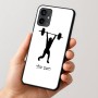 כיסוי בעיצוב אישי עם השם שלך לדגם - Motorola Moto G54 בעיצוב הרמת משקולות