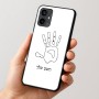 כיסוי בעיצוב אישי עם השם שלך לדגם - Motorola Moto G54 בעיצוב יד