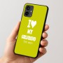 כיסוי בעיצוב אישי עם השם שלך לדגם - Motorola Moto G54 בעיצוב אוהב את החברה שלי