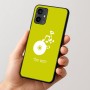 כיסוי בעיצוב אישי עם השם שלך לדגם - Motorola Moto G54 בעיצוב תקליטור - אזור מוזיקה