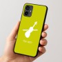 כיסוי בעיצוב אישי עם השם שלך לדגם - Motorola Moto G54 בעיצוב כינור