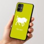כיסוי בעיצוב אישי עם השם שלך לדגם - Motorola Moto G54 בעיצוב מזלות - שור