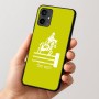 כיסוי בעיצוב אישי עם השם שלך לדגם - Motorola Moto G54 בעיצוב רוכב סוסים