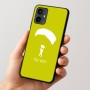 כיסוי בעיצוב אישי עם השם שלך לדגם - Motorola Moto G54 בעיצוב צניחה חופשית