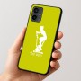 כיסוי בעיצוב אישי עם השם שלך לדגם - Motorola Moto G54 בעיצוב אימון ספינינג - אישה
