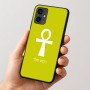 כיסוי בעיצוב אישי עם השם שלך לדגם - Motorola Moto G54 בעיצוב אנק - מפתח החיים המצרי