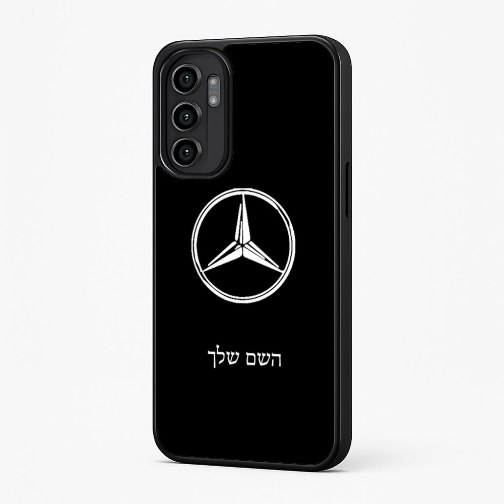 כיסוי בעיצוב אישי עם השם שלך לדגם - Motorola Moto G57 Power 5G בעיצוב מרצדס-בנץ