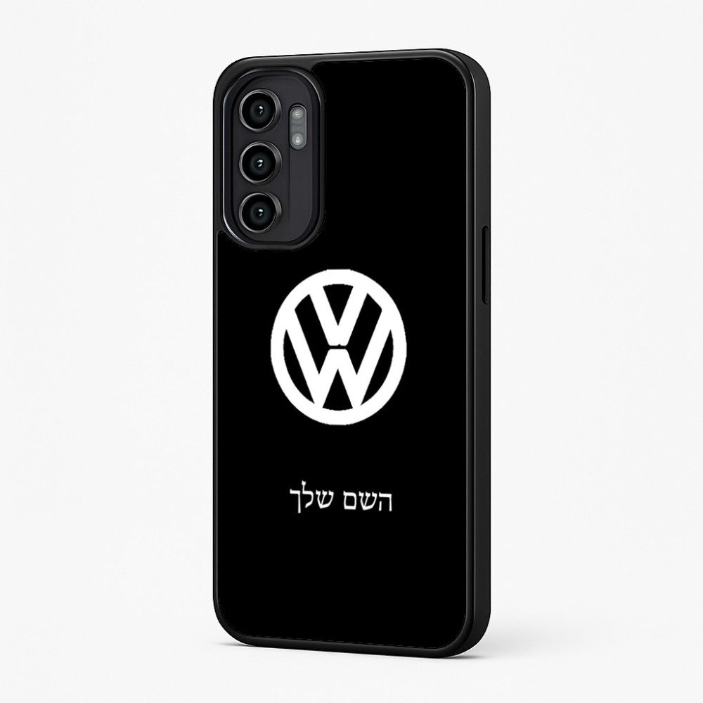 כיסוי בעיצוב אישי עם השם שלך לדגם - Motorola Moto G57 Power 5G בעיצוב פולקסווגן