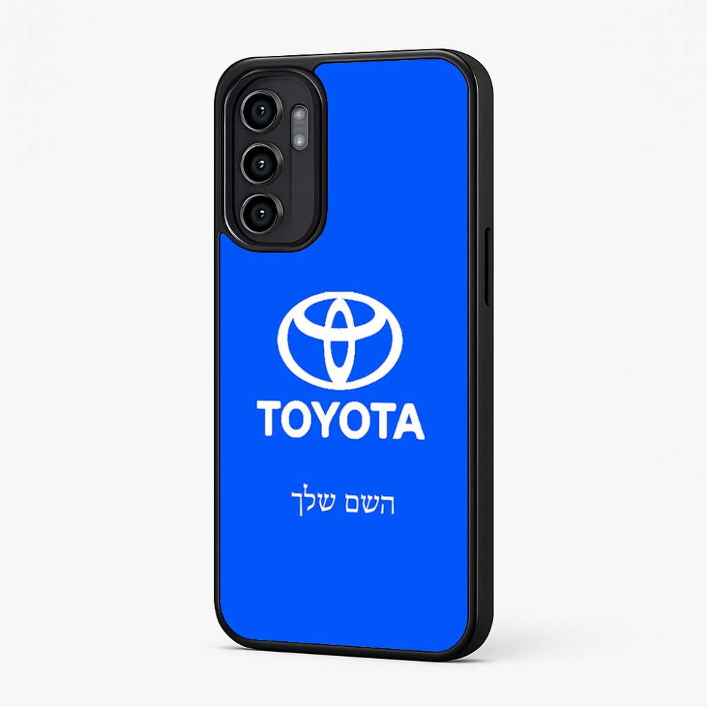 כיסוי בעיצוב אישי עם השם שלך לדגם - Motorola Moto G57 Power 5G בעיצוב טויוטה