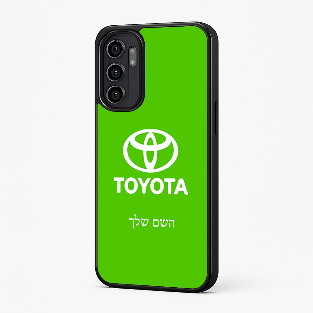 כיסוי בעיצוב אישי עם השם שלך לדגם - Motorola Moto G57 Power 5G בעיצוב טויוטה