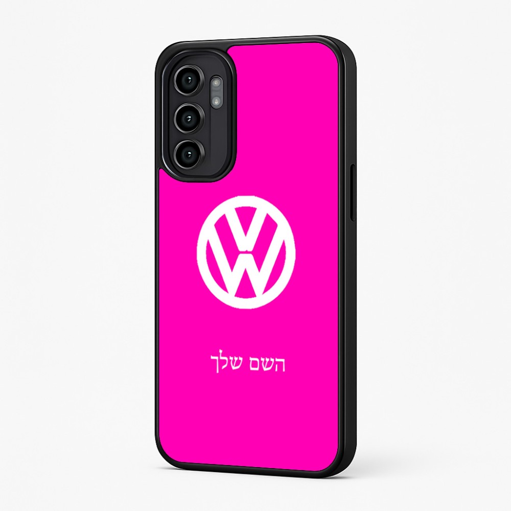 כיסוי בעיצוב אישי עם השם שלך לדגם - Motorola Moto G57 Power 5G בעיצוב פולקסווגן