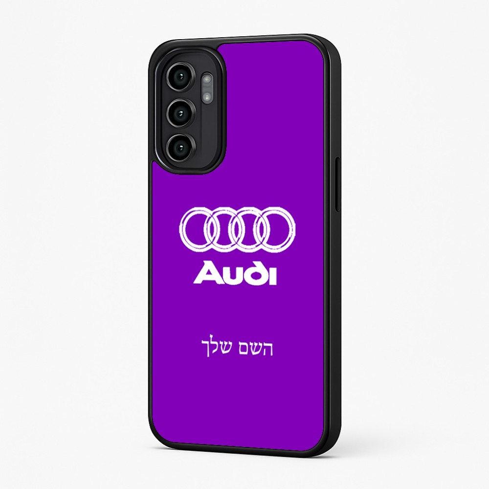 כיסוי בעיצוב אישי עם השם שלך לדגם - Motorola Moto G57 Power 5G בעיצוב אאודי
