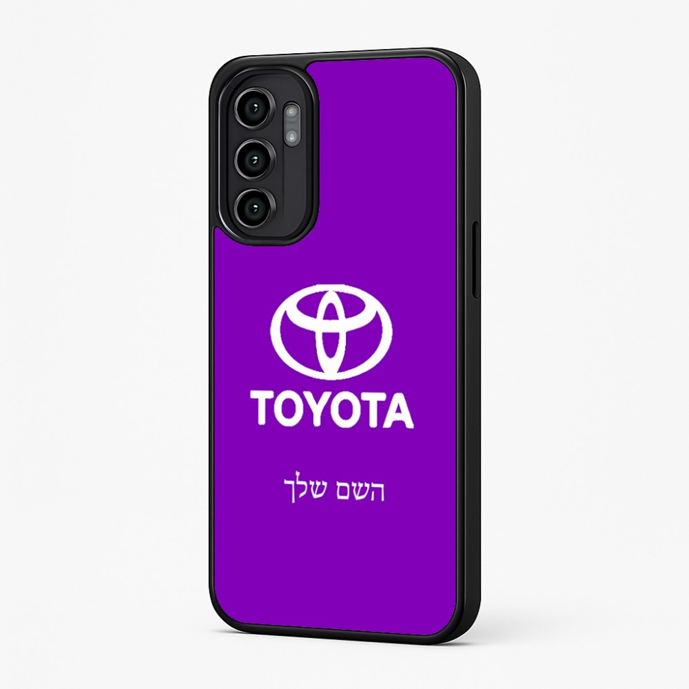 כיסוי בעיצוב אישי עם השם שלך לדגם - Motorola Moto G57 Power 5G בעיצוב טויוטה