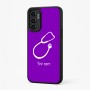 כיסוי בעיצוב אישי עם השם שלך לדגם - Motorola Moto G57 Power 5G בעיצוב סטטוסקופ רופא
